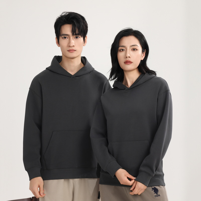 液氨五明治空氣層 合體微落肩帶帽衛(wèi)衣